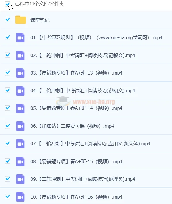 龙天宇 2024 初三中考英语 A+春季班(下)