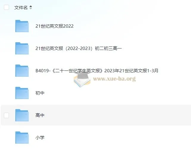 《21世纪英文报》小初高系列合集