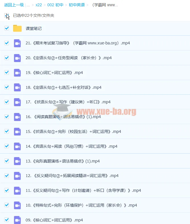 王凯皎初三中考英语尖端培优4班（2018秋）21讲带笔记