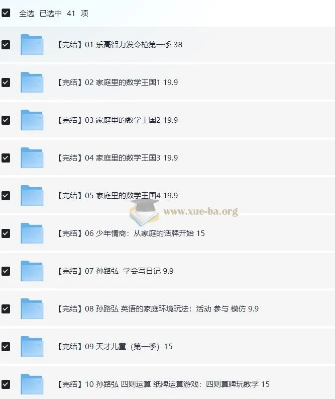脑力工程师孙路弘儿童教育课程合集