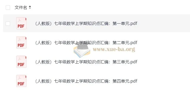 学而思初中语数英重点知识汇编与思维导图