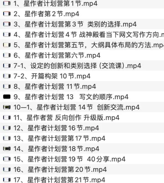 网文写作训练营:零基础到签约作者系统课程
