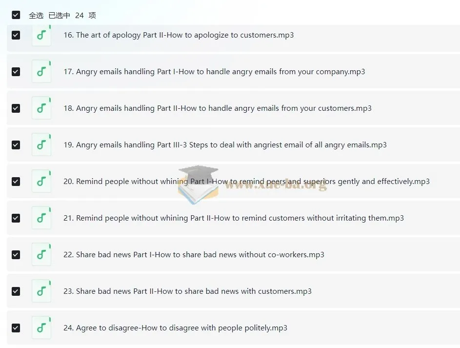 Wise Email Writing 商务英语邮件写作系列课程