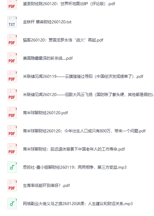全网付费文章·大佬文集圈·学习先锋·精选研报（1月20日更新）[PDF]