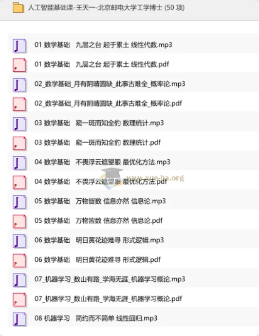 人工智能基础课：王天一博士带你系统入门AI核心知识