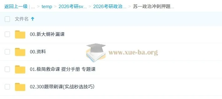 2026考研政治冲刺提分必备:苏一政治冲刺押题班全攻略
