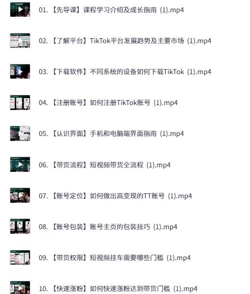 TikTok达人运营实操：从零基础到带货变现全流程
