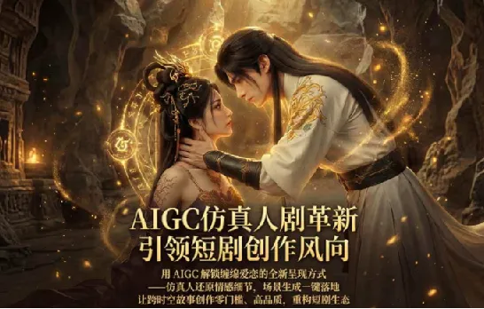 AIGC仿真人短剧创作全流程解析，仙侠爱恋《合欢宗》零门槛打造爆款