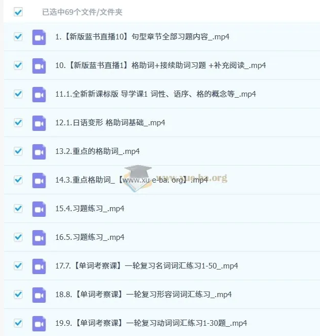 2025届高考日语一轮复习全程班:语法体系全面归纳与精讲