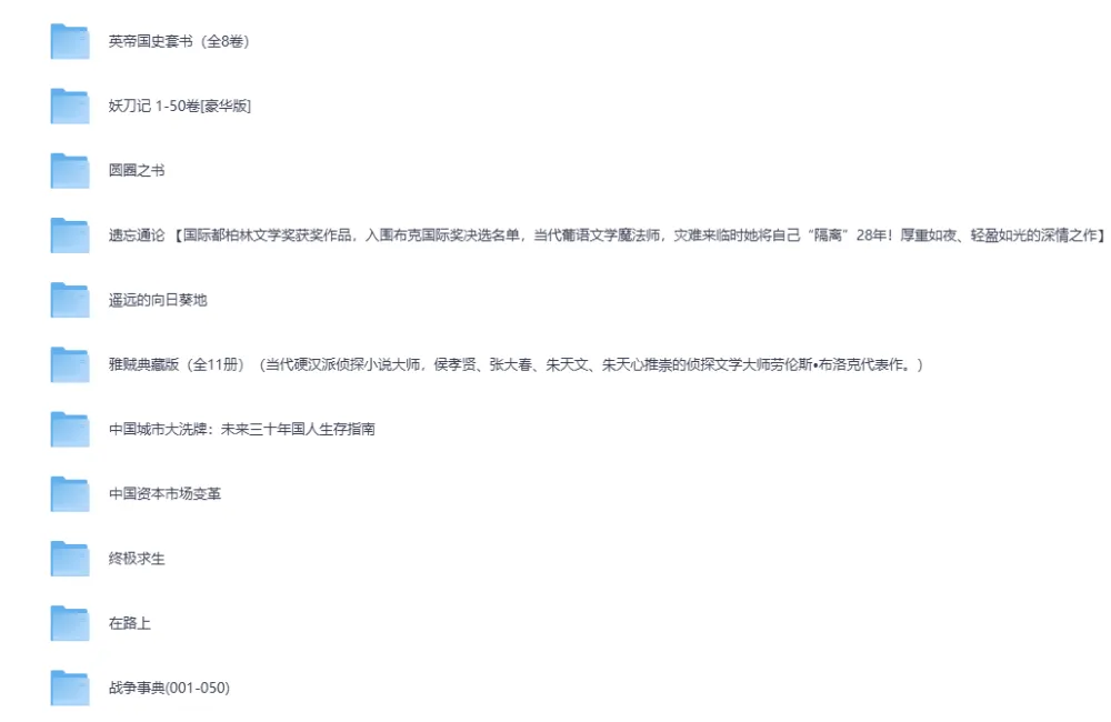 经典高品质5000册图书合集(PDF格式)