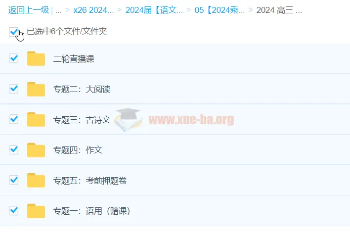2024高三高考乘风语文二轮复习全攻略