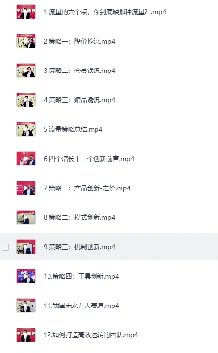 王冲《27种盈利模式》实战课程合集:商业模式创新与流量变现全攻略
