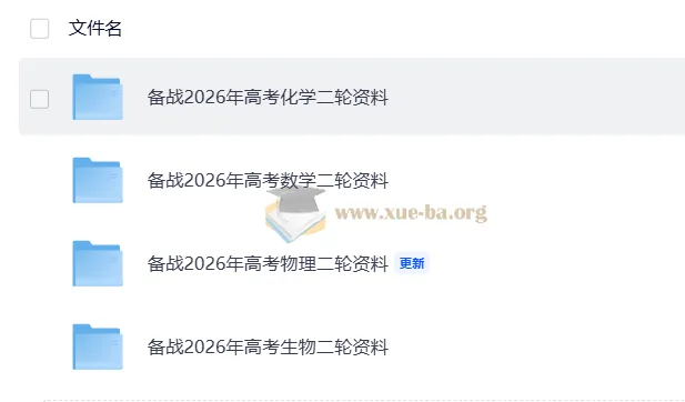 2026高考二轮复习资料合集:化学与生物专题突破精编