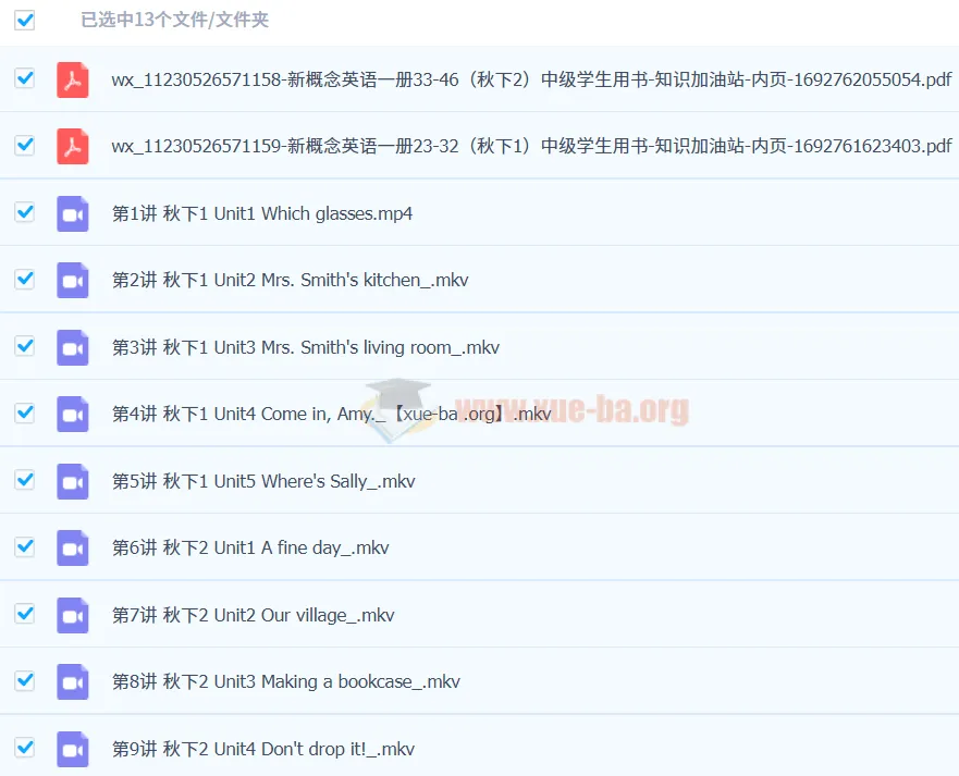 五年级英语秋季课程（新概念英语一册23-46讲）杨雅静