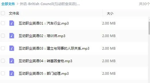 有声书《British Council 互动职业英语》全30集 Joyce 职场英语进阶必备