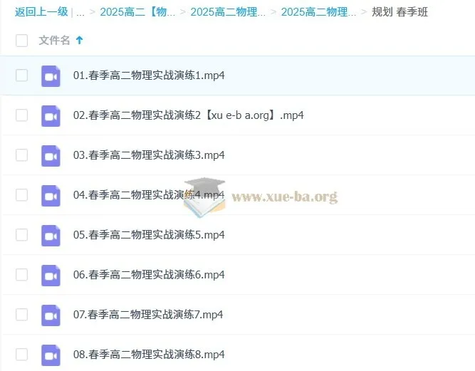 2025高中高二物理 莫荒年物理全年课程 暑假秋季寒假春季同步更新