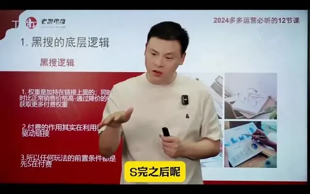 2024拼多多爆款店铺速成:12节课30天销量飙升