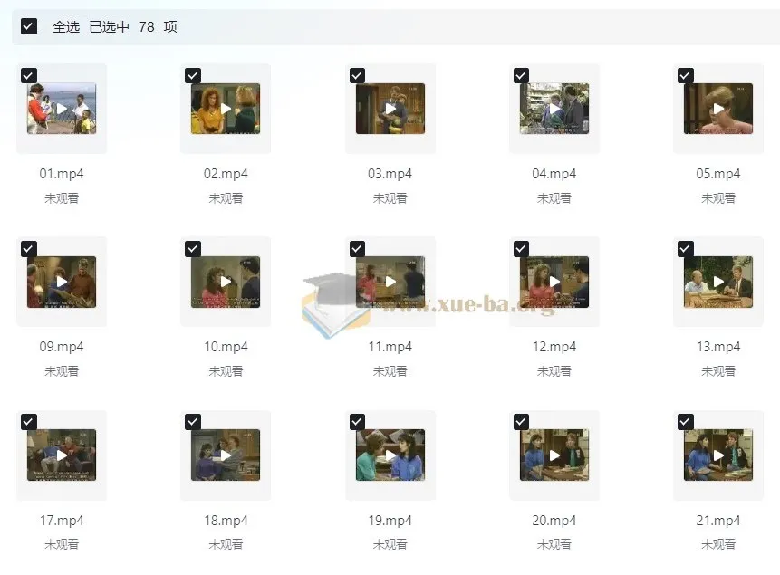 走遍美国学口语中文讲解版+原版中英字幕(中级-高中)视频音频笔记全套