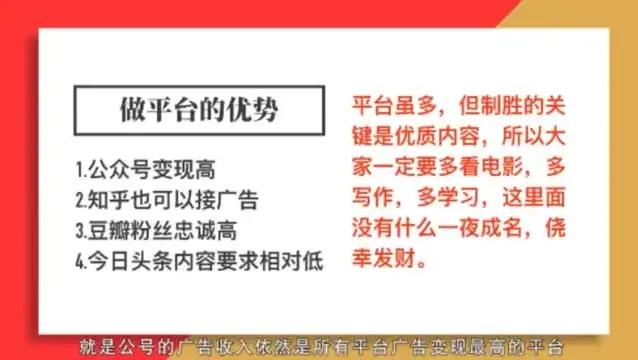 影评变现全攻略:12节系统课程,从入门到投稿赚钱