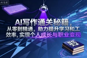 AI提示词写作全能课：从0精通AI创作变现与自动化工作流