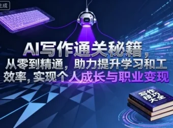 AI提示词写作全能课：从0精通AI创作变现与自动化工作流