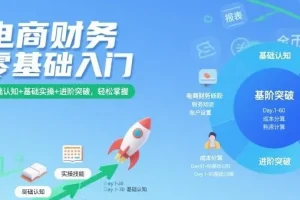 电商财务零基础入门课程：从基础到进阶，轻松掌握