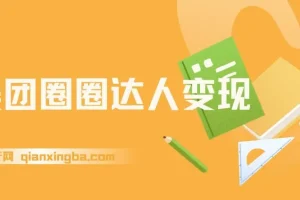 美团圈圈达人变现课程：一部手机实现经济自由，适合大学生与宝妈