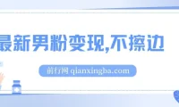 最新男粉变现项目：不擦边不封号，日入超300