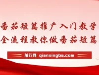 番茄短篇推广全流程教学，轻松入门短篇推文