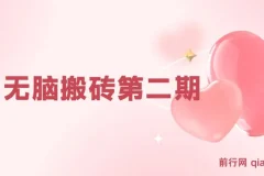 搏金汇小白无脑搬砖课程第二期