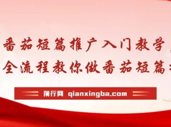 番茄短篇推广全流程教学，轻松入门短篇推文