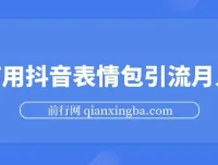 抖音表情包引流：月入两万秘籍