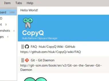 CopyQ v9.0.0 – 开源、跨平台的高级剪贴板管理工具
