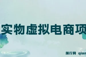 东哲原创实物虚拟电商项目：低成本高收益，速来探索