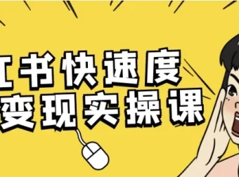 小红书快速涨粉变现实操课程