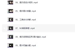 《Midjourney AI绘画大师班：从入门到精通课程》