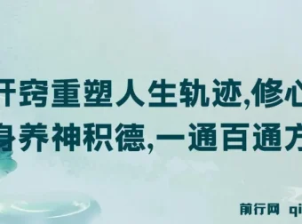 《开窍：修心练身养神积德，重塑人生轨迹的方法论》