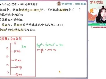 2024林婉晴高一物理秋季尖端系统课（含追及相遇/牛顿定律/曲线运动）