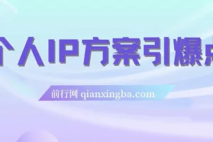 个人IP方案引爆点：直播内容分享