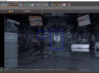 C4D+OC赛博朋克影视大场景综合实战教程