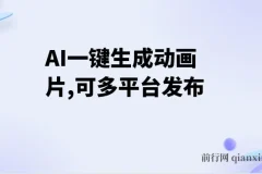AI动画片生成软件：多平台发布，小白轻松上手