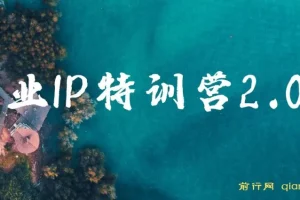 创业IP特训营2.0：IP合伙人掘金计划