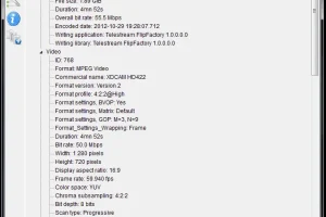 视频媒体信息检测工具 MediaInfo