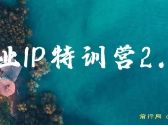 创业IP特训营2.0：IP合伙人掘金计划