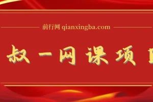 狼叔网课项目：引流变现综合课程
