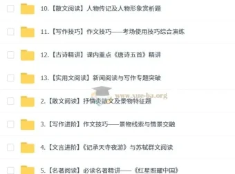 孙清珍初二语文读写素养培训班（秋上·全国版·A+）