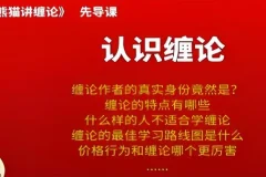 熊猫交易学社黄金VIP系统课：熊猫讲缠论