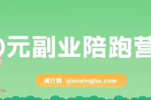 0元副业陪跑营：即梦、醒图、网盘与小说推文免费指导