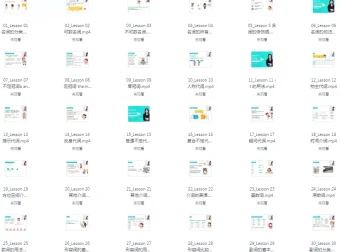 雪梨老师中高级英语语法课：72节系统课程