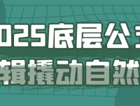 底层公式逻辑撬动自然流课程